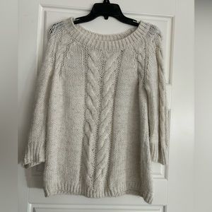 The Limited cream knit sweater
